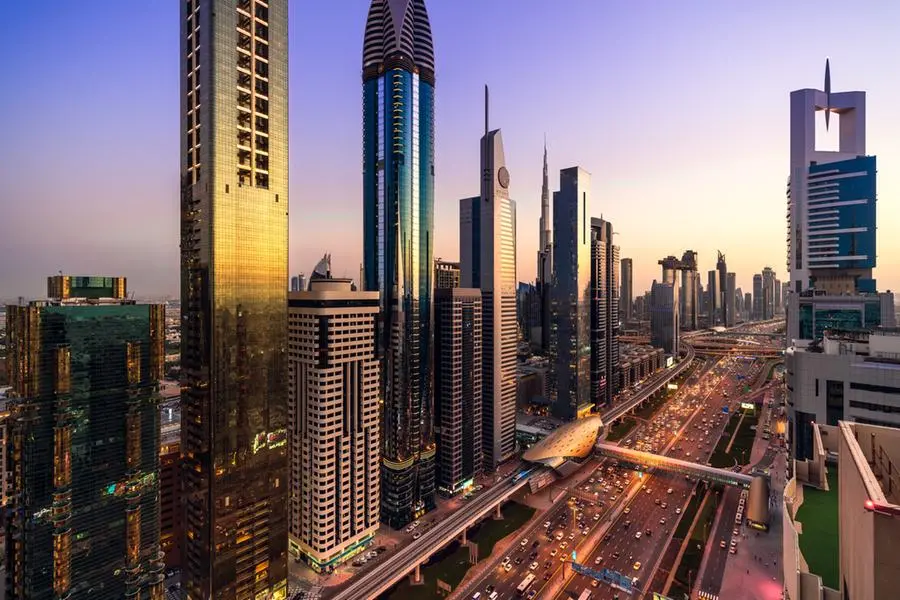 Dubai skyline and real estate developments