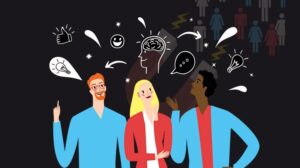 Viral marketing campaign illustration