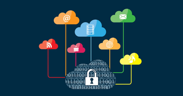 Data security visual accompanying an e-commerce website protection guide