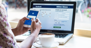 Facebook on mobile and desktop illustrating campaign optimization across devices