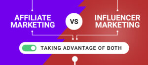 Affiliate partnership visual for influencer marketing campaigns